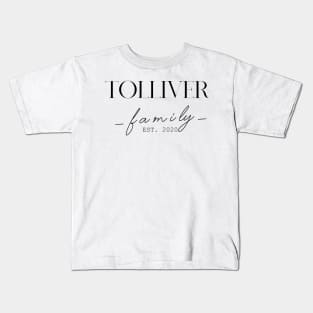 Tolliver Family EST. 2020, Surname, Tolliver Kids T-Shirt